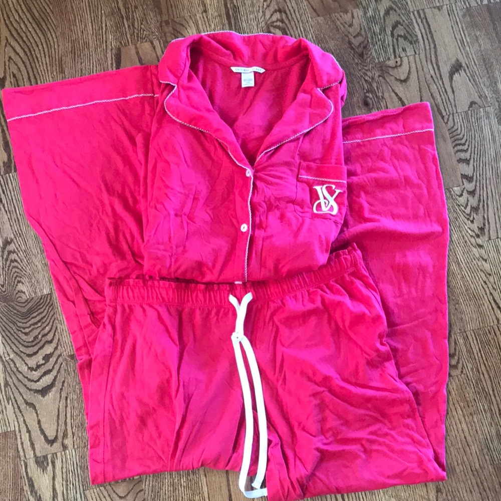Victoria Secret red flannel pjs